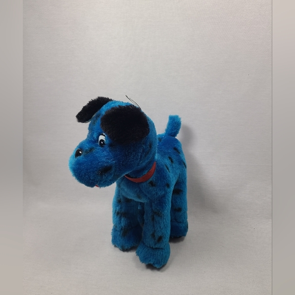 Vintage Liberty Toy 1990s blue dog plush - Picture 2 of 5